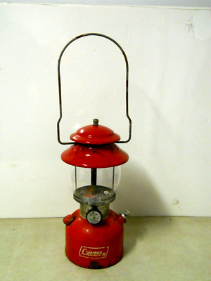 Coleman 赤 ランタン PYREX製　200a 66年 Vintage 11/66 Coleman Lantern Pyrex Red 200A | eBay