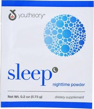 YOUTHEORY Sleep Powder Advanced Packets 21 Count, 0.02 Pound