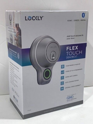 Lockly Flex Touch Deadbolt PGD7Y 3D Biometric Fingerprint Sensor New Sealed Box