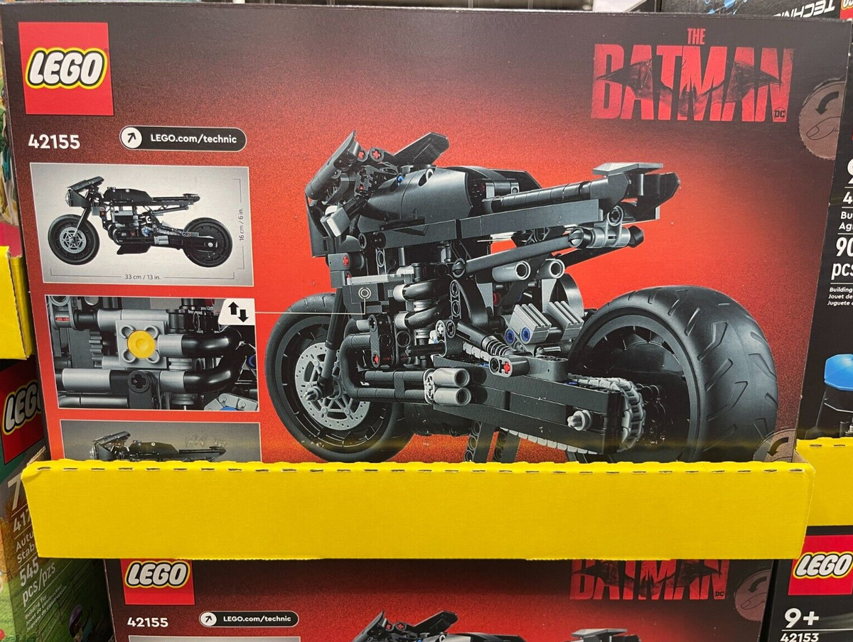 LEGO Technic 42155 The Batman - Batcycle detailed building review 