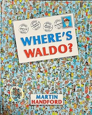 VINTAGE & BANNED "Where’s Waldo" - Hardcover, 1st US edition, published in 1987