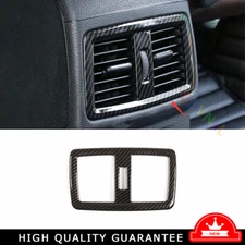 Car Rear Air Outlet Vent Frame Trim 1* Fit For BMW X1 F48 2016-2022 Carbon Fiber