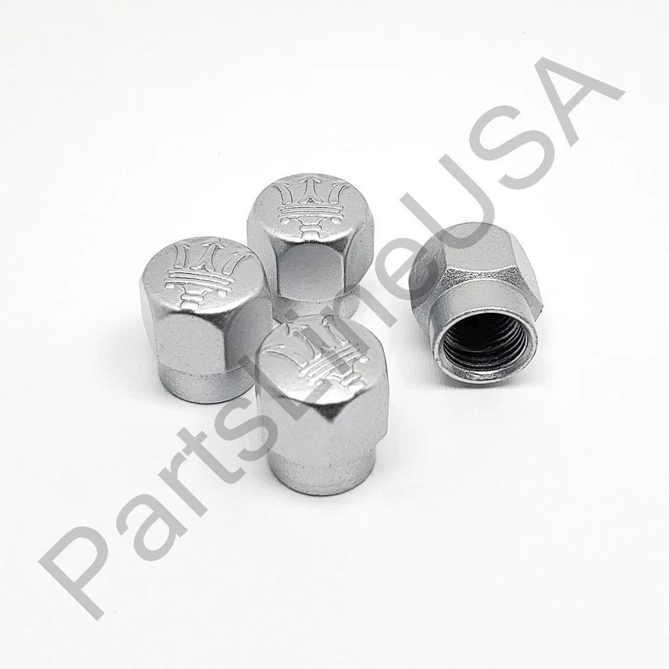 Cubierta de tapa de válvula de neumático marca Maserati Trident genuina accesorios regalo 940000035 Foto 3 de 4