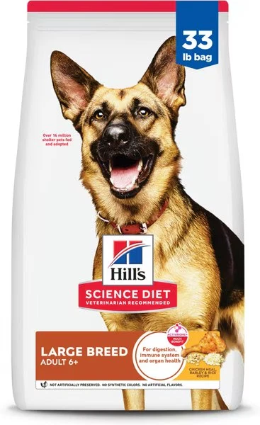 Hill's Science Diet Senior Adult 6+ Large Breed Chicken Meal, Barley & Rice Dry