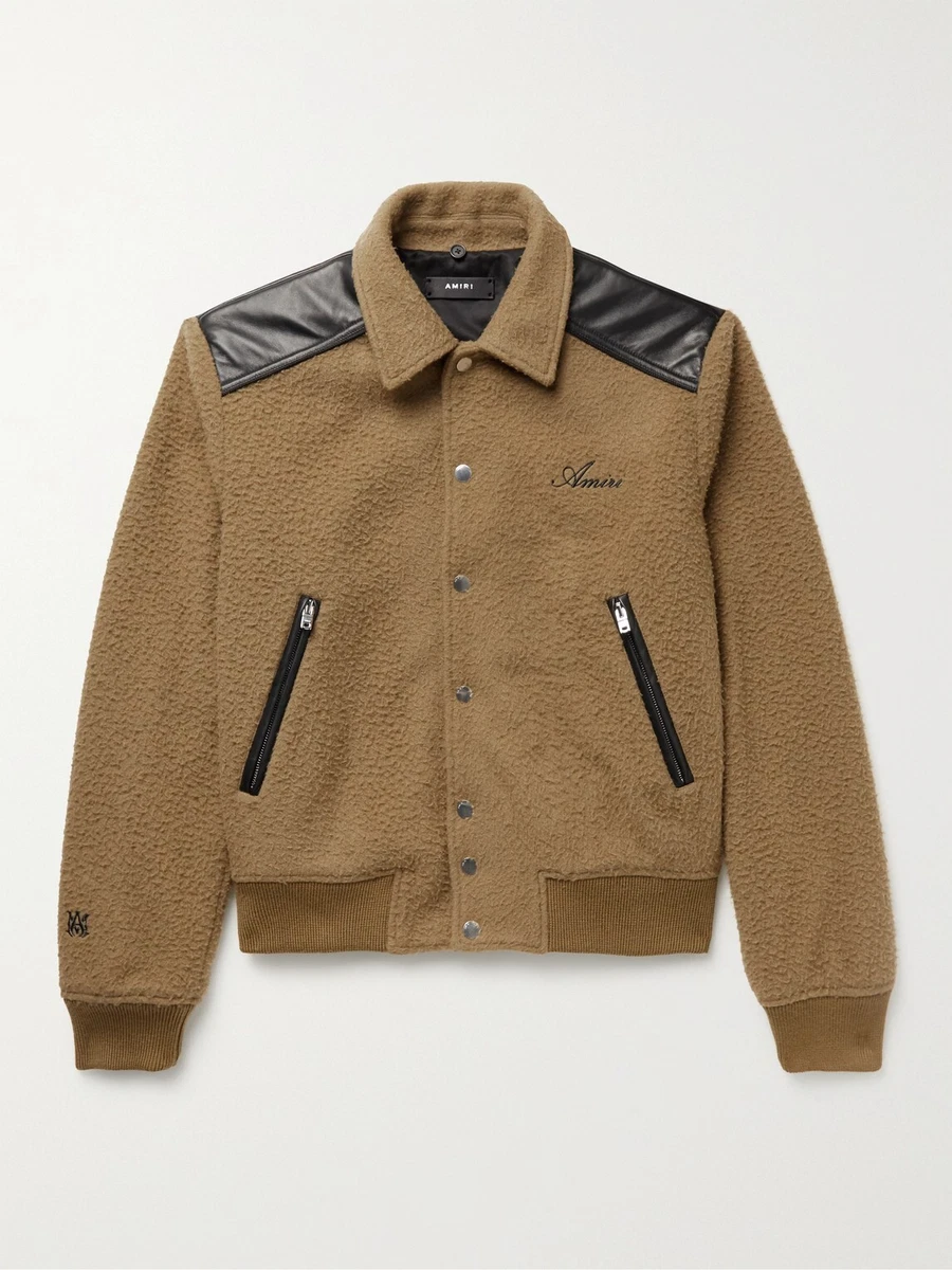 Boiled wool hotsell bomber jacket