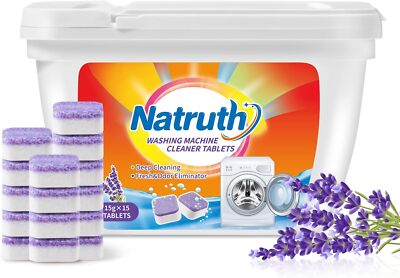 Splash Spotless Washing Machine Cleaner Deep Cleaning for HE Top Load Washers an
