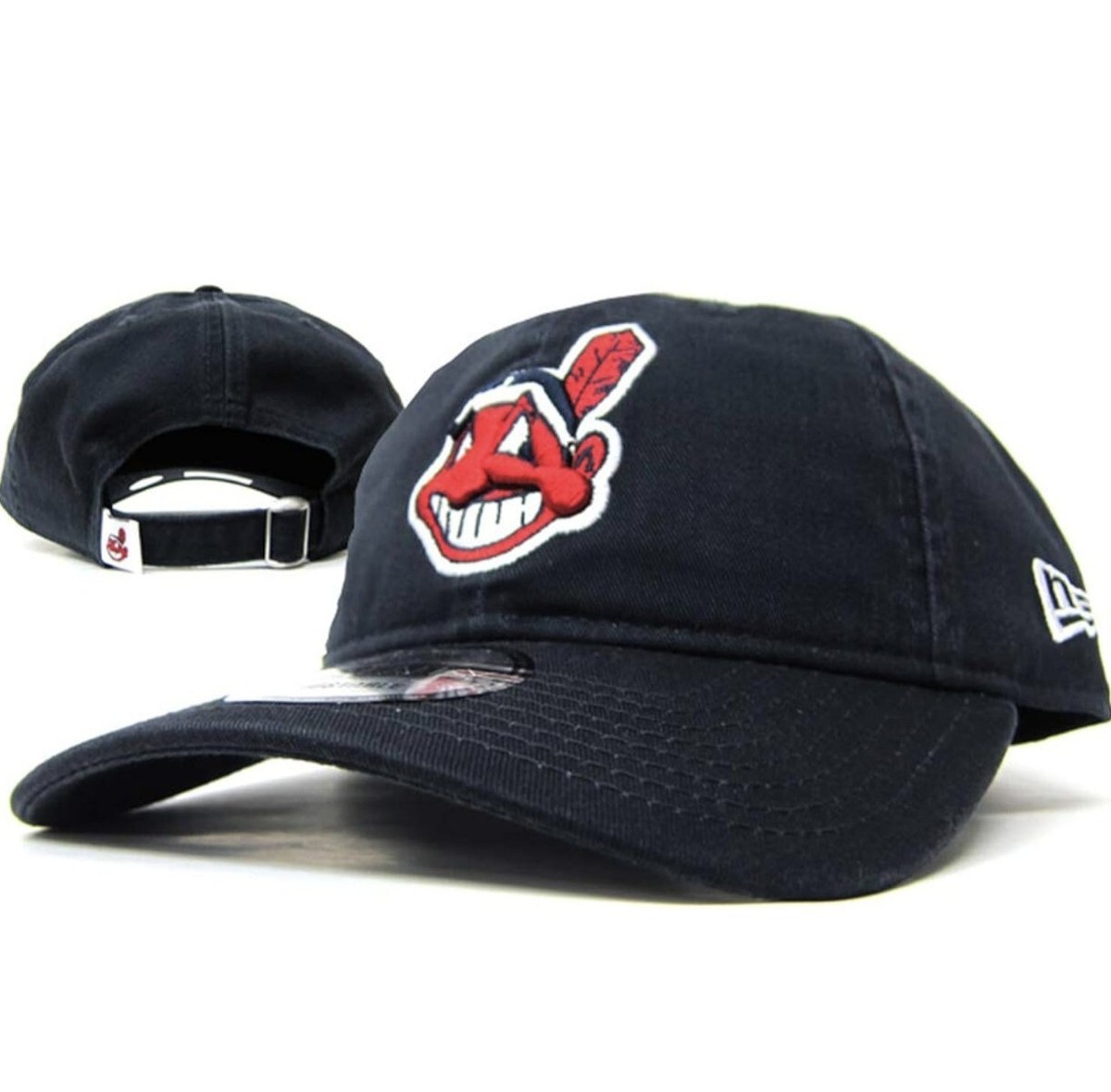 マ*キ様 NEW ERA 9twenty インディアンス CAP New Era Cleveland Indians MLB Core 9TWENTY Adjustable Hat - Navy