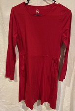 Wonder Nation Big Girls Dress Holiday Red size 18