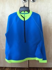 J CREW NEOPRENE Rash Guard SPF 50 New with tags LARGE colorblock 188 tax