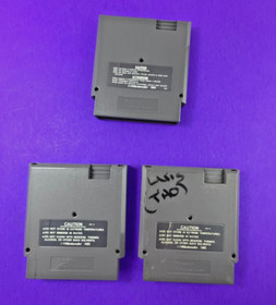 NES - GOLGO 13,  HOOPS, SUPER MARIO BROS/DUCK HUNT AUTHENTIC 3 GAME LOT   IO