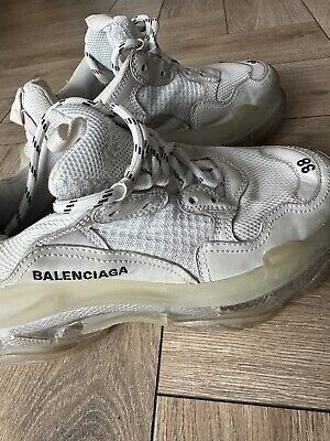 Size Balenciaga Triple S Sneaker White W UK