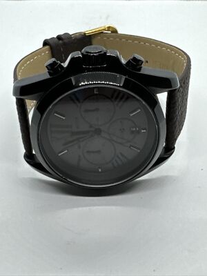 Michael Kors Bradshaw MK5550 Unisex Brown Leather Analog Dial Watch JNA778 Michael Kors Bradshaw MK5550 Unisex Brown Leather Analog  main image 2