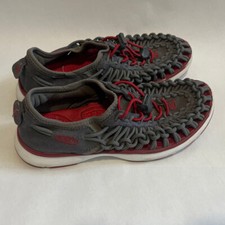 Keen Uneek O2 Sport Sandals 1015485 Gray Red Mens Size US 4 UK 3EU 36 22.5cm