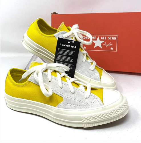 converse suede yellow