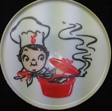 Vintage Lot of 6 Plastic 5" Dia. Campbell's Soup Playset Plates