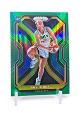 Shyla Heal ROOKIE CARD Green Prizm 2021 Panini WNBA Prizm #96 Chicago Sky SP RC