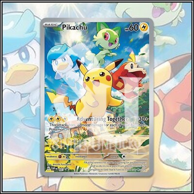 Pokemon TCG: Scarlet & Violet Promo Cards PIKACHU 027 SVP⚡| IN
