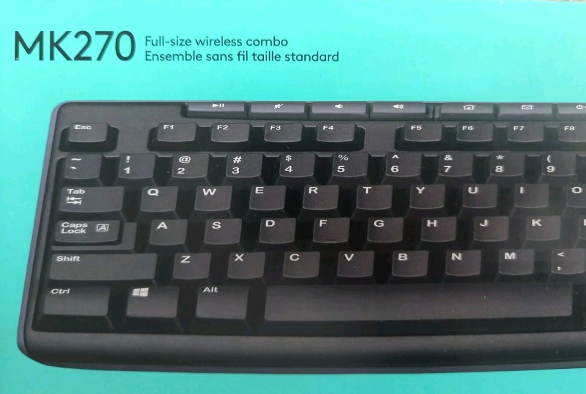 Logitech Mk270 Combo Tastiera E Mouse Wireless Per