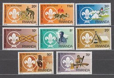 Ruanda - Yvert Briefmarken 1081/8 ** MNH Pfadfinderei
