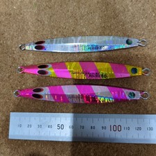 C-10624 Tama.T Spiky 2way spiky 80g Round 3-piece set Metal Jig Blue fish