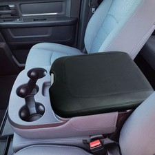 Zxiaochun Center Console For 2013-2024 Ram Jump Seat Console, Black Splicing