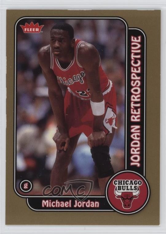 2008-09 Fleer Michael Jordan Retrospective Glossy Michael Jordan #MJ-1 HOF 16tx