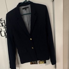 harv benard Navy Blazer Jacket Size 10 Women