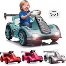 6v Electric Racer Go Kart for Kids with 2.4g Remote Control Ride on Toy for Kids