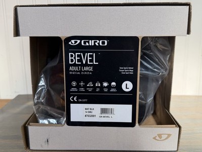 New Giro Bevel Helmet Ski Skate Snowboard Bike Matte Black Adult Large In Box