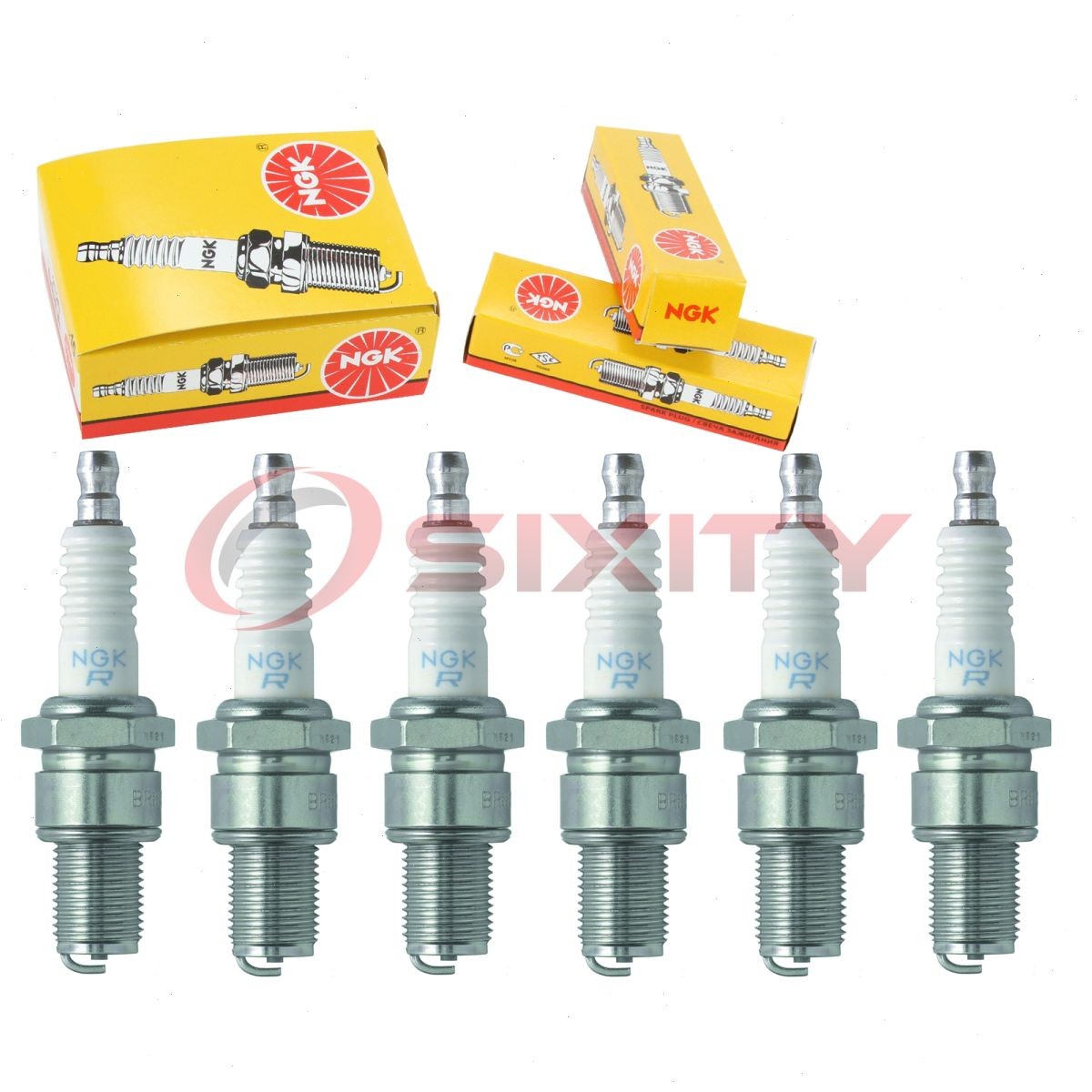 6 pc NGK 92990 BR7ES BLYB Standard Spark Plugs for XST4055DP XST4055 WR5CC oe