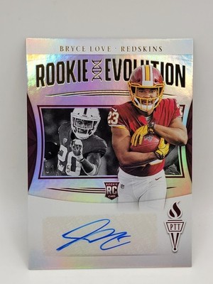 K84,186- 2019 Panini Passing the Torch Evolution Auto #16 Bryce Love /25