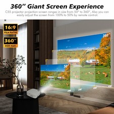 4K 5G Bluetooth Projector 4D Keystone Correction Native 1080P Full HD Outdoor M