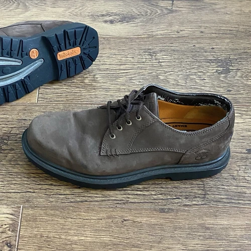 Timberland Scarpe Oxford da uomo taglia UK 8 5 in camoscio marrone
