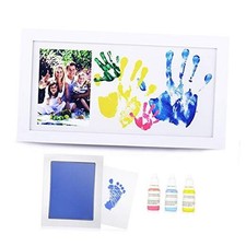 DIY Family Photo  Family Hand/Footprints Kit with 10 X 17inch with ink pad