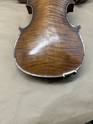 Early L P Schuster 3/4 Violin W/ Roth Hardshell Case Nice Flame Back - Picture 8 of 24