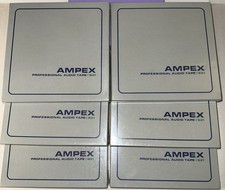 6 VNT Ampex Professional Audio Reel to Reel 631 Magnetic Tapes 7  NEW SEALED