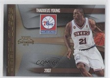 2009-10 Playoff Contenders Draft Class Gold 86/100 Thaddeus Young #13 0a1