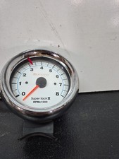 Sunpro Super Tach Ii Cp7903 3-38 Tachometer Whitechrome Sunpro Super Tach Ii Cp7903 3-38 Tachometer Whitechrome