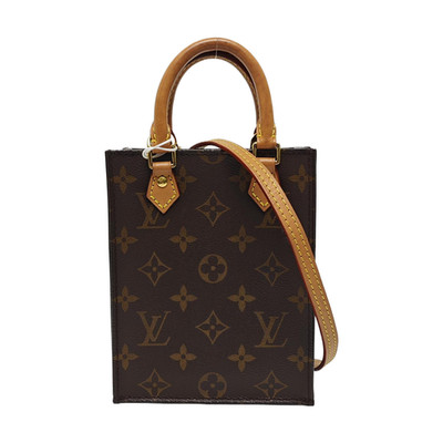 Louis Vuitton Petit Sac Plat Classic Monogram Music Score Bag Coated #U4CF