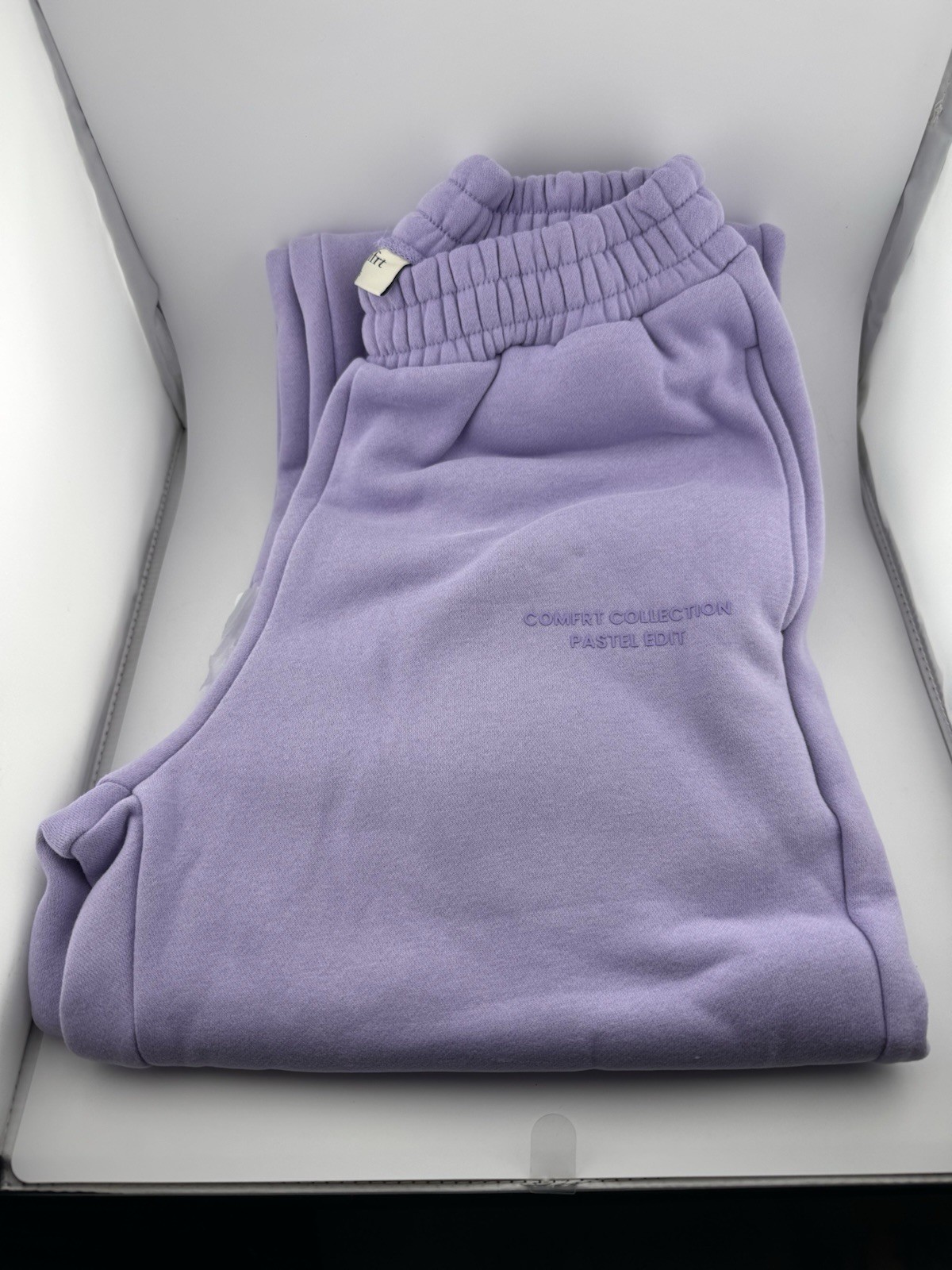 Comfrt Pastel Collection Sweatpants Lavender Purple Color Unisex NWT Size S NEW
