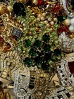 Vintage Antique Estate Costume Jewelry Mixed Lot 46 Pieces Marked Unmarked