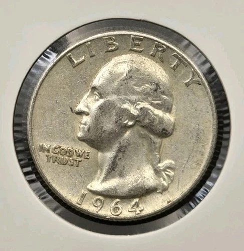 1964-P 90% Silver Washington Quarter US Mint Philadelphia