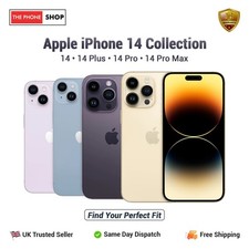 Apple iPhone 14 Plus/Pro/Pro Max 128/256GB Unlocked New Smart Phone Pristine A++