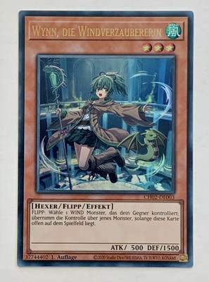 Yu-Gi-Oh! - Wynn, die Windverzaubererin - CH02 - Ultra Rare - Deutsch