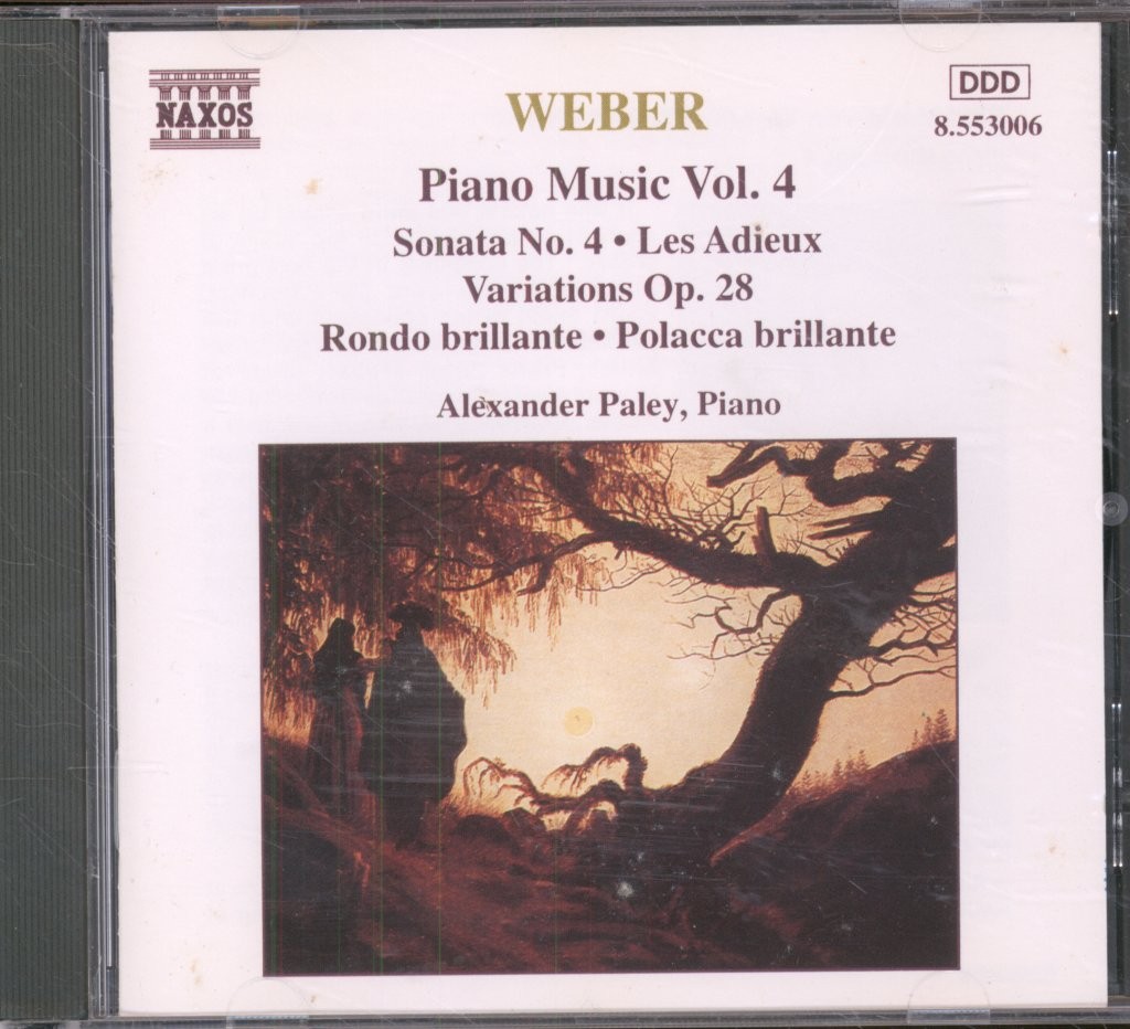 8553006 Alexander Paley Weber - Piano Music Vol. 4 CD Europe Naxos 1994 CD