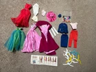 Vintage 1960s Barbie Clothes & Accessories Lot, Pink Formal, Velvet Cape & More!