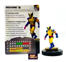 Marvel Heroclix Wolverine #011b w/ Card X-Men '97 Set