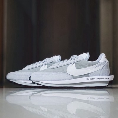 Men s Size US7-12|Fragment Design sacai Nike LDV Waffle Light Grey|New With Box