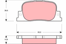 Kits de frein Toyota CAMRY