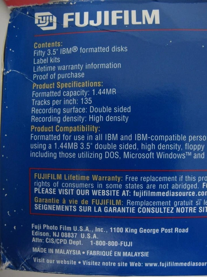 39 Vintage Fujifilm Color Floppy Disks IBM Formatted 3.5" Double Sided 1.44MR - Image 4 of 4